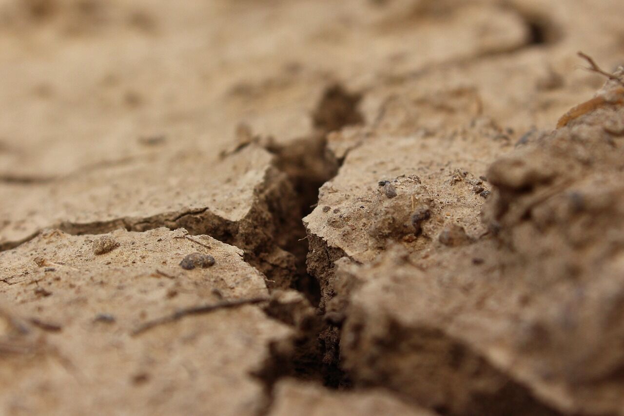 Crack, Land, Drought